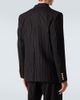 Valentino Valentino Chalk stripe wool and silk blazer - 4