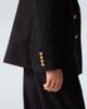 Valentino Valentino Chalk stripe wool and silk blazer - 6