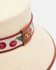 Valentino Valentino Cherryfic straw bucket hat - 3