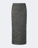 Valentino Valentino Chevron wool-blend bouclé pencil skirt - 1