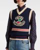 Valentino Valentino Chez Valentino cotton sweater vest - 5