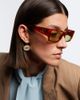 Valentino Valentino Classico VLogo rectangular sunglasses - 6