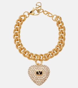 Valentino Valentino Coeur Royal VLogo charm bracelet