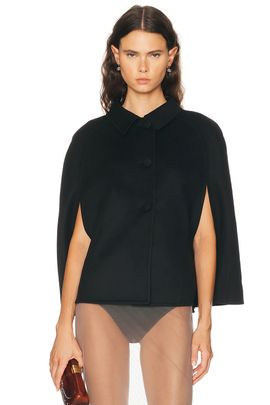 Valentino Valentino Compact Drape Cape Jacket