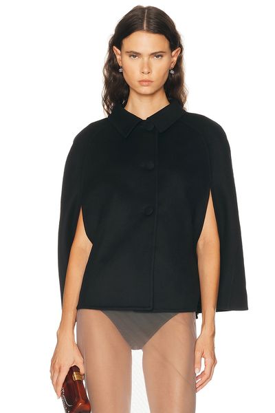 Valentino Valentino Compact Drape Cape Jacket