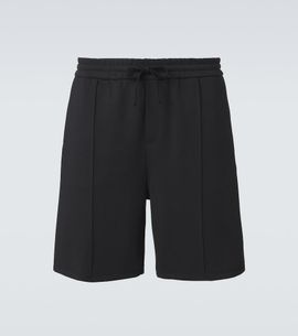 Valentino Valentino Cotton-blend jersey shorts
