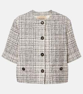 Valentino Valentino Cotton-blend tweed jacket