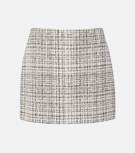 Valentino Valentino Cotton-blend tweed miniskirt