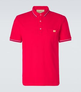 Valentino Valentino Cotton piqué polo shirt