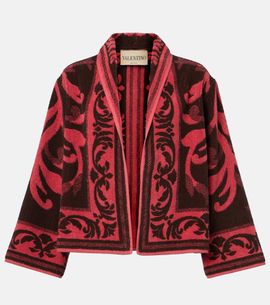 Valentino Valentino Cotton terry jacquard jacket