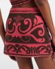 Valentino Valentino Cotton terry jacquard miniskirt - 3