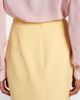 Valentino Valentino Crepe Couture feather-trimmed pencil skirt - 4