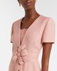 Valentino Valentino Crepe Couture floral-appliqué midi dress - 3