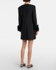Valentino Valentino Crepe Couture floral-appliqué minidress - 3