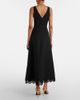 Valentino Valentino Crepe Couture lace-trimmed midi dress - 6