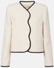 Valentino Valentino Crepe Couture scalloped jacket - 1