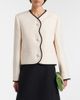 Valentino Valentino Crepe Couture scalloped jacket - 2