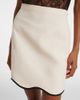 Valentino Valentino Crepe Couture scalloped miniskirt - 3