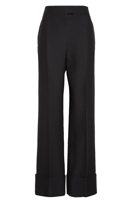 Valentino Valentino Crepe Couture Straight Leg Pants
