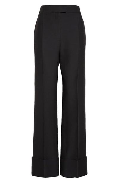 Valentino Valentino Crepe Couture Straight Leg Pants