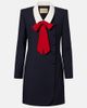 Valentino Valentino Crepe Couture tie-neck minidress - 1