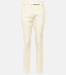 Valentino Valentino Crêpe Couture mid-rise straight pants