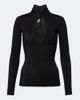 Valentino Valentino Cut-out lamé sweater - 1