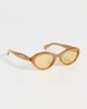 Valentino Valentino Dauphin Sunglasses GOLD-GOLD-YELLOW One - 4