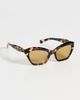 Valentino Valentino Dauphin Sunglasses Havana-Havana-Brown One - 4