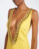 Valentino Valentino Embellished linen gown - 3