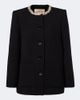 Valentino Valentino Embellished virgin wool crêpe jacket - 1