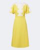 Valentino Valentino Embroidered linen midi dress - 1