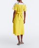 Valentino Valentino Embroidered linen midi dress - 6