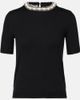 Valentino Valentino Embroidered virgin wool top - 1