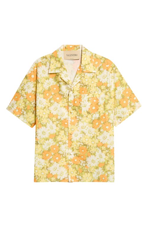 Valentino Valentino Floral Camp Shirt