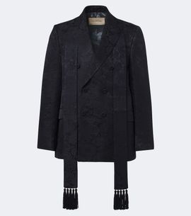 Valentino Valentino Floral jacquard linen and silk blazer