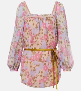 Valentino Valentino Floral silk georgette blouse