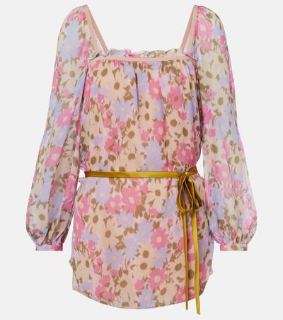 Valentino Valentino Floral silk georgette blouse