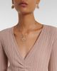 Valentino Valentino Gathered lace-trimmed cashmere sweater - 3