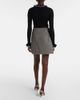 Valentino Valentino Checked wool and cashmere miniskirt - 3