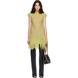 Valentino Valentino Green Lace Minidress