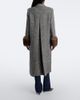 Valentino Valentino Herringbone shearling-trimmed wool-blend coat - 6