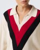 Valentino Valentino Jacquard cashmere polo sweater - 5