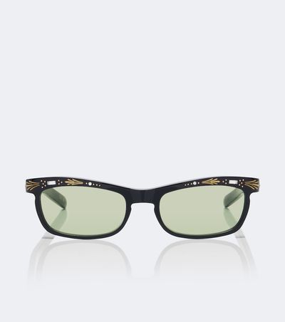 Valentino Valentino La Coureuse embellished rectangular sunglasses