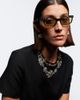 Valentino Valentino La Coureuse embellished rectangular sunglasses - 5