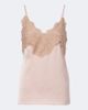 Valentino Valentino Lace-trimmed cady camisole - 1