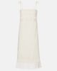 Valentino Valentino Lace-trimmed linen midi dress - 1