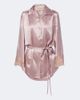 Valentino Valentino Lace-trimmed silk satin shirt - 1