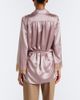 Valentino Valentino Lace-trimmed silk satin shirt - 5