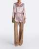 Valentino Valentino Lace-trimmed silk satin shirt - 6
